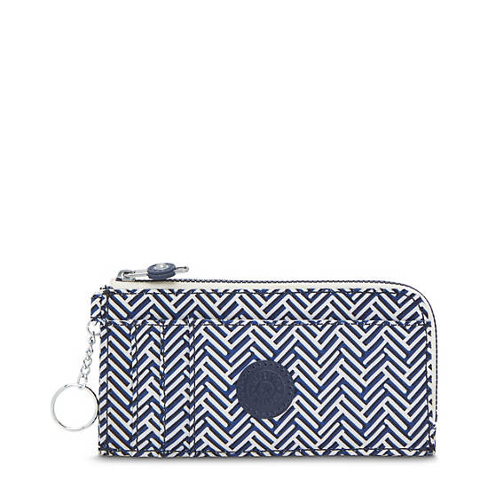 Kipling Dafni Printed Wallet Portefeuille Blauw | België 1039NW